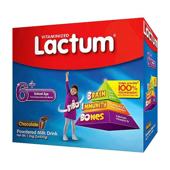 Lactum 6+ Powdered Milk Drink Chocolate - 1.2kg
