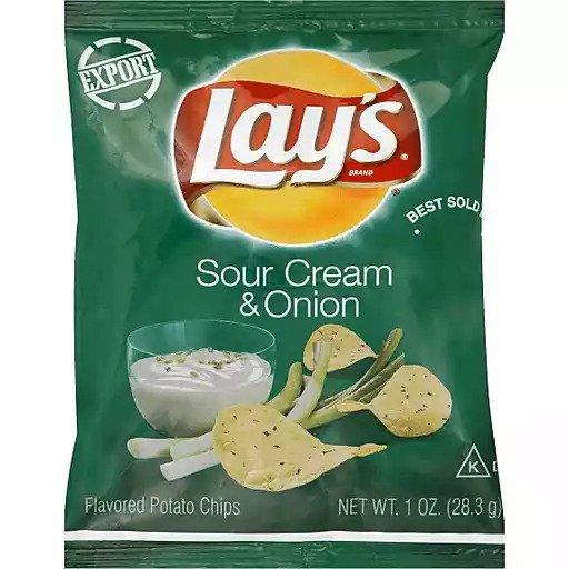 Lays Sour Cream & Onion - 1oz