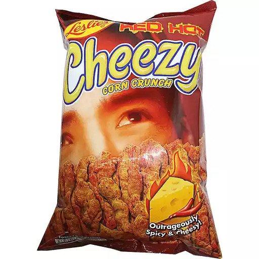 Leslies Chip Cheezy Red Hot 150g