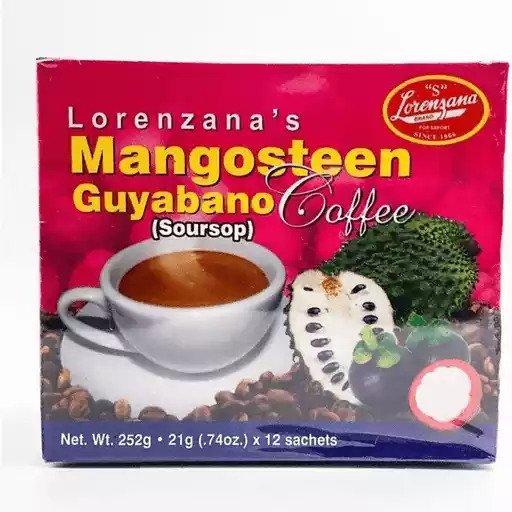 Lorenzana Mangosteen Guyabano Coffee - 21g x 12pcs