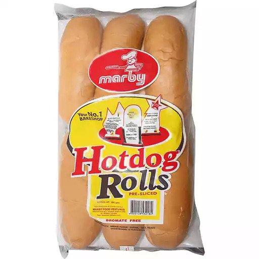 Marby Hotdog Roll Bread 300g