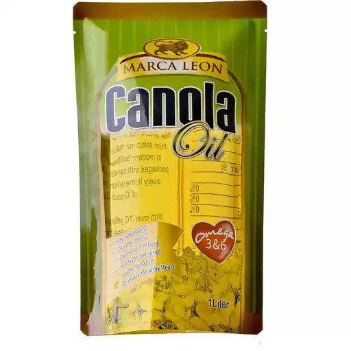 Marca Leon Canola Oil Stand Up Pouch 1l