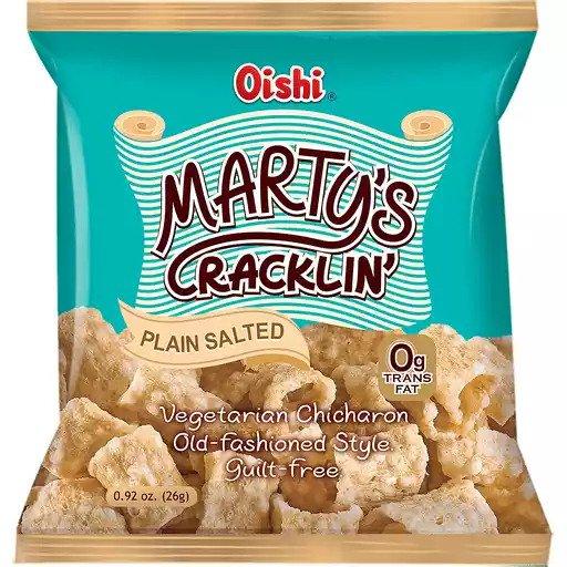 Martys Cracklin Plain Salted Flavor 26g