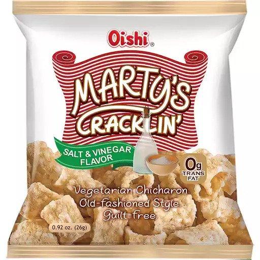 Martys Cracklin Salt & Vinegar Flavor 26g