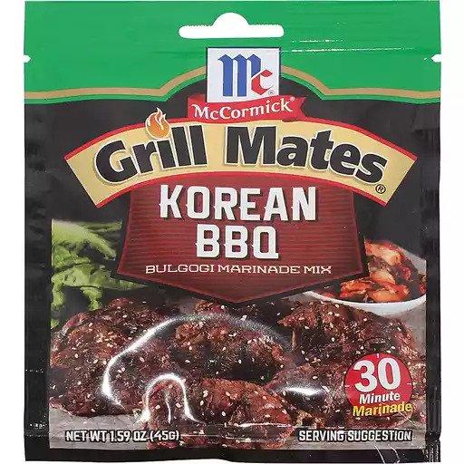 Mc Cormick Grill Mate Korean Bbq 45g
