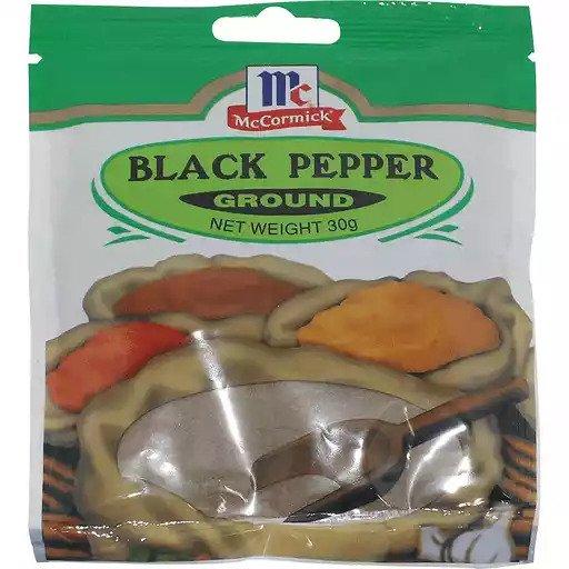 Mc Cormick Spices Black Pepper Ground Economy 30g