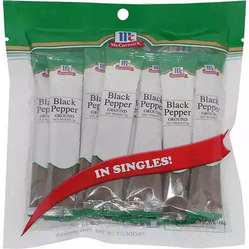 Mccormick Singles Black Pepper Ground 3gx12s