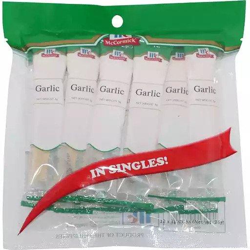 Mccormick Singles Garlic Powder 3gx12s