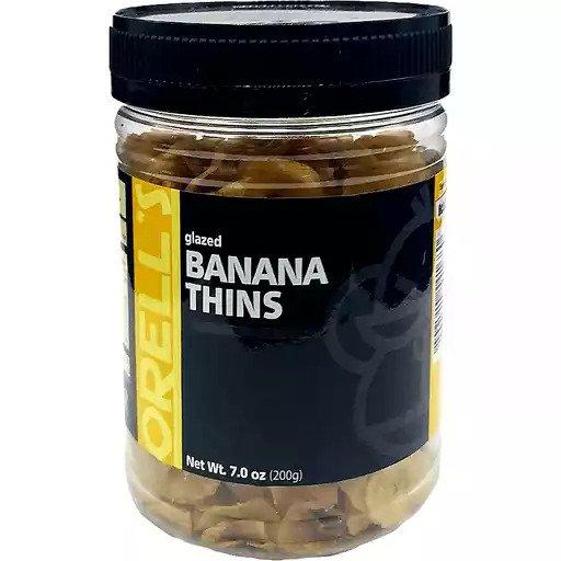 Memer Chip Orells Banana Thins 200g