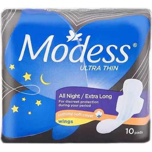 Modess Napkin Ultra Thin All Night with Wings 10s
