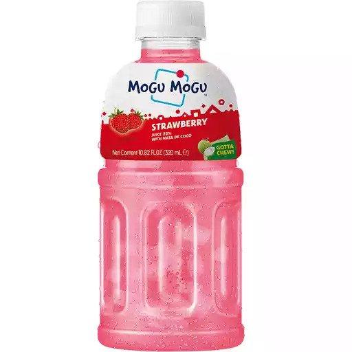 Mogu Mogu Strawberry with Nata de Coco - 320ml