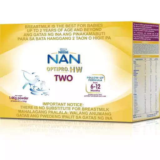 NAN Optipro HW Two Infant (6-12 Months) Formula - 1.4kg