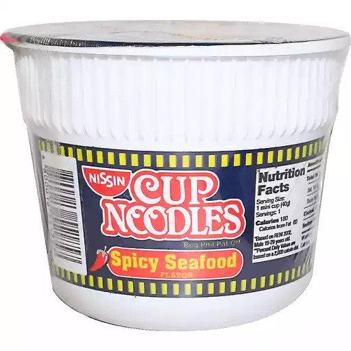 Nissin Cup Noodles Spicy Seafood 40g