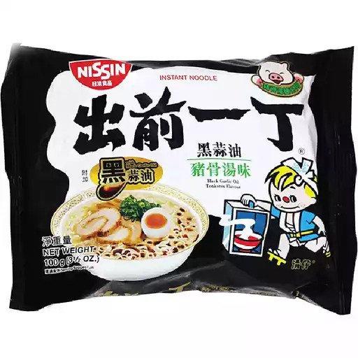 Nissin Demae Ramen Black Garlic Oil 100g