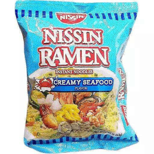 Nissin Ramen Creamy Seafood Noodles 63g