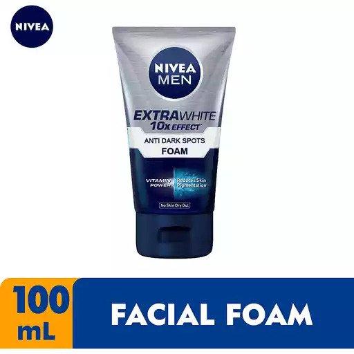 Nivea Men Extra White Foam Facial Wash - 100g