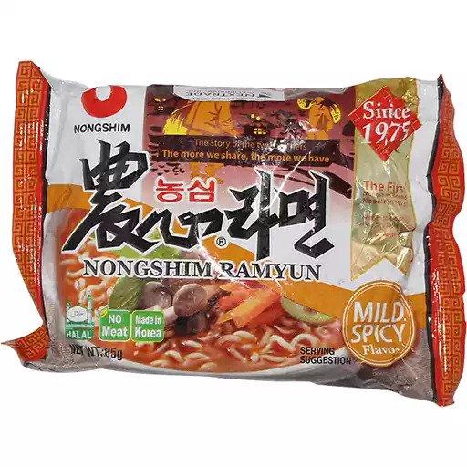 Nongshim Ramyun Noodles Mild Spicy Flavor - 85g