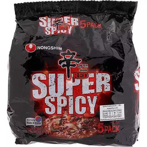 Nongshim Super Spicy Shin Ramyun - 120g x 5pcs