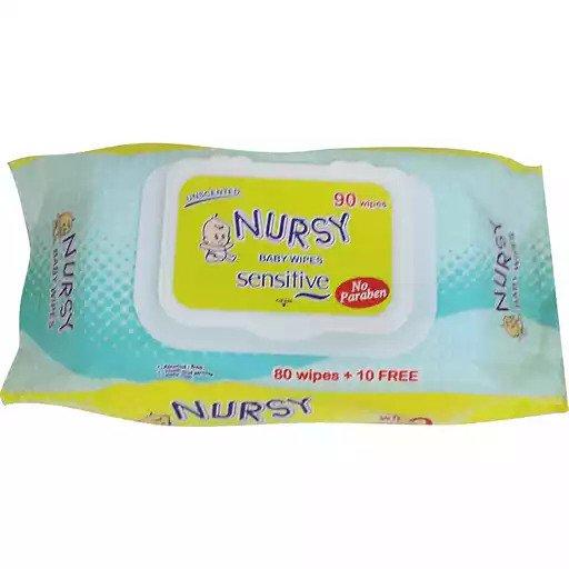 Nursy Wipes Unscented 90s