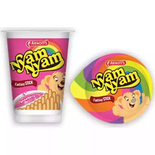Nyam Nyam Strawberry Biscuits - 25g