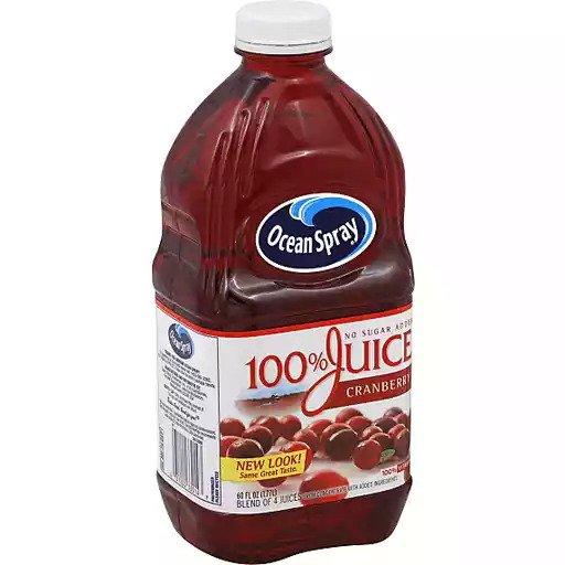 Ocean Spray 100% Juice, Cranberry