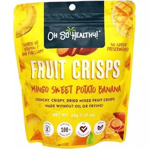 Oh So Healthy Fruit Crisps Mango Sweet Potato Banana - 40g