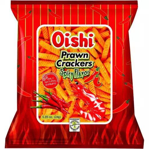 Oishi Prawn Crackers Spicy - 24g