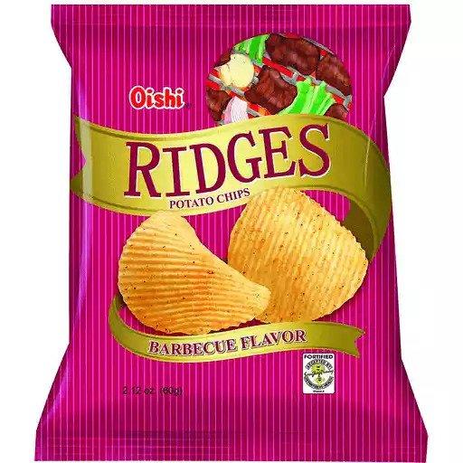 Oishi Ridges Barbeque - 60g