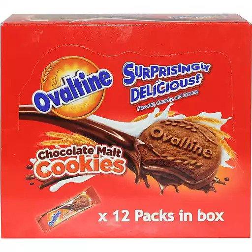 Ovaltine Chocolate Malt Cookies 30g 12s