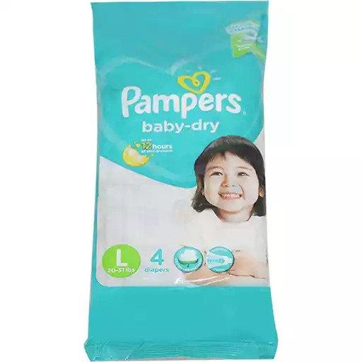 Pampers Large Baby Dry Diaper 4s