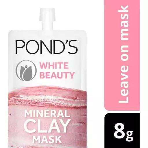 Ponds White Beauty Mineral Clay Mask - 8g