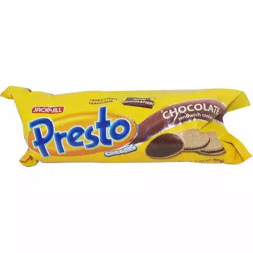 Presto Biscuits Chocolate Cream 80g