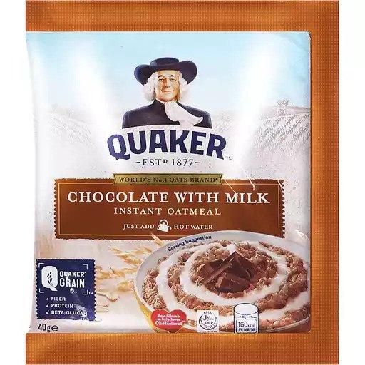 Quaker Instant Oats Chocolate with Milk - 40g