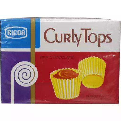 Ricoa Chocolate Curly Tops Box 12s