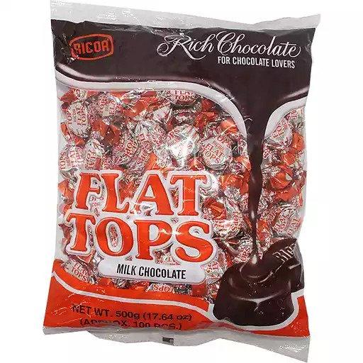 Ricoa Chocolate Flat Tops Bag 100s