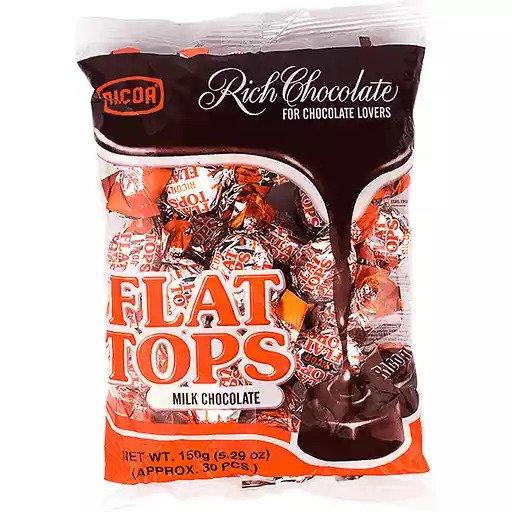 Ricoa Chocolate Flat Tops Bag 30s