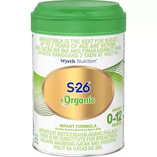 S26 Organic Infant (0-12 Months) Formula - 900g