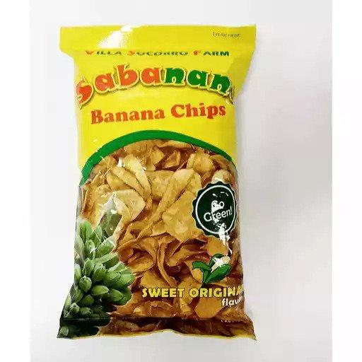 Sabanana Banana Chips Sweet Original 100g