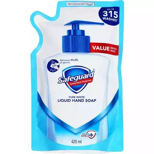 Safeguard Liquid Hand Soap Pure White Refill - 420ml