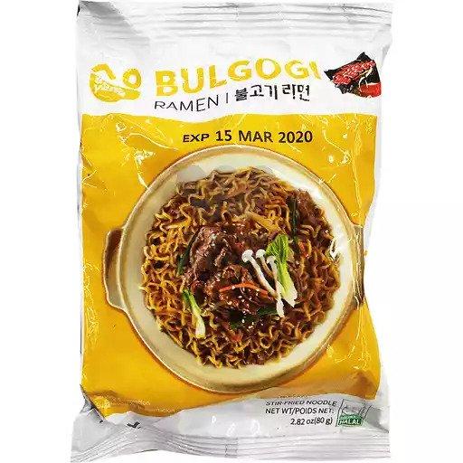Samyang Bulgogi Stir-fried Noodle 80g