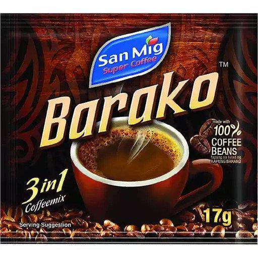 San Mig Coffee 3 in 1 Barako - 17g x 5pcs