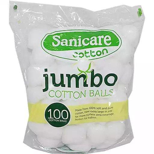 Sanicare Cotton Jumbo Balls 100s