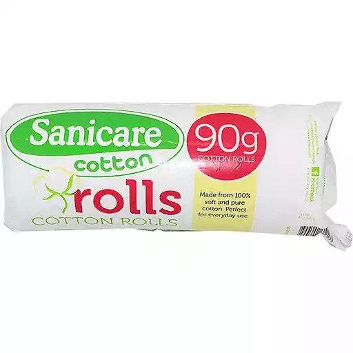 Sanicare Cotton Rolls 90g