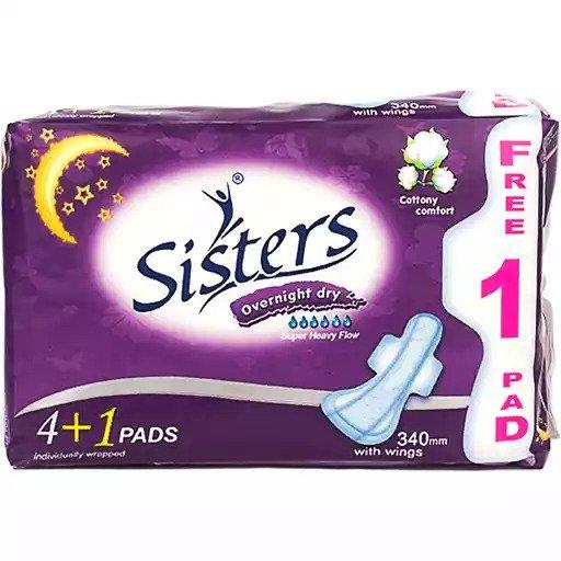 Sisters Overnight Dry - 5pcs