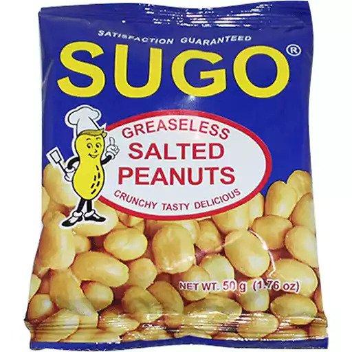 Sugo Greaseless Salted Peanuts 50g