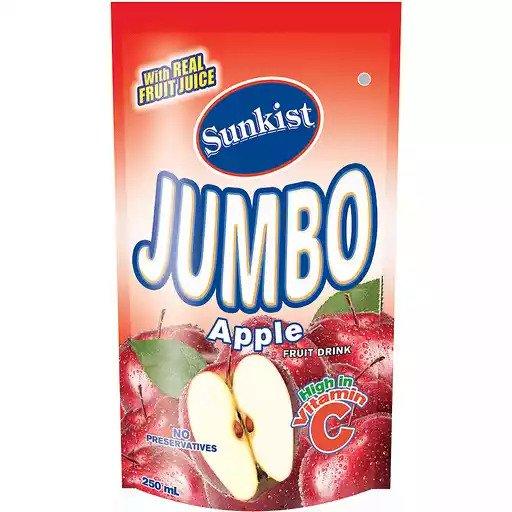 Sunkist Jumbo Apple Juice Drink 250ml