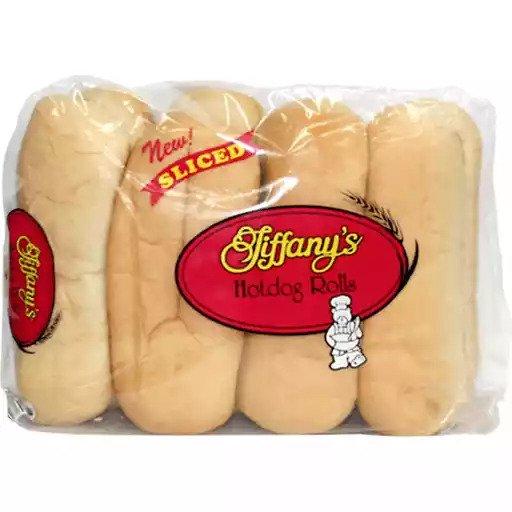 Tiffany Hotdog Roll Bread 8s