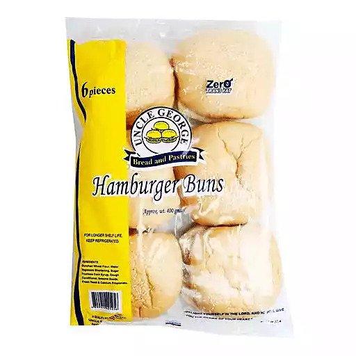 Uncle George Hamburger Buns - 400g