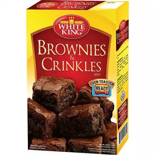 White King Brownies & Crinkles Mix - 500g