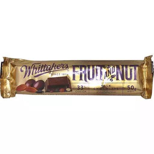 Whittaker Chocolate Fruit & Nut 50g